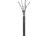 MicroConnect - Bulk-kaapeli - 100 m - SFTP - CAT 6 - sisä- ja ulkotiloissa, kiinteä - musta