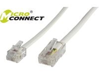 MicroConnect - Nettverkskabel - RJ-45 (hann) til RJ-11 (hann) - 3 m - hvit