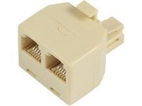 MicroConnect Y-ADAPTER - Verkonjakaja - RJ-11 (6-nastainen) (uros) RJ-11 (6-nastainen) (naaras) - RJ-11 (6-nastainen) (naaras)