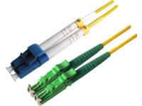 MicroConnect - Nätverkskabel - E2000/APC enkelläge (hane) till LC/UPC enkelläge (hane) - 5 m - 5 m - fiberoptisk - 9 / 125 mikrometer