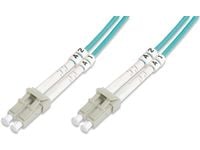 DIGITUS Professional - Koblingskabel - LC multimodus (hann) til LC multimodus (hann) - fiberoptisk - dupleks - 50 / 125 mikroner - OM3 - halogenfri...