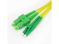 MicroConnect - Nettverkskabel - SC/APC-enkeltmodus (hann) til LC/APC-enkeltmodus (hann) - 2 m - 2 m - fiberoptisk - 9 / 125 micron - OS1 - halogenfri