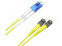 MicroConnect - Nettverkskabel - LC-enkeltmodus (hann) til ST-enkeltmodus (hann) - 3 m - fiberoptisk - 9 / 125 micron - OS1 - gul
