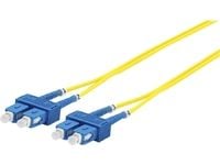 MicroConnect - Nettverkskabel - SC/PC-enkeltmodus (hann) til SC/PC-enkeltmodus (hann) - 1 m - 1 m - fiberoptisk - 9 / 125 micron - OS2 - halogenfri...