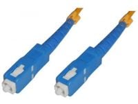 MicroConnect - Verkkokaapeli - SC/UPC yksimuotokaapeli (uros) SC/UPC yksimuotokaapeliin (uros) - 3 m. - valokuitu - OS1 - keltainen