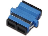 DIGITUS SC/SC Kupplung SingleM. Duplex SC zu SC OS2 Blau