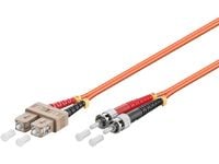 MicroConnect - Nettverkskabel - ST/PC-multimodus (hann) til SC/PC-multimodus (hann) - 2 m - fiberoptisk - 62,5 / 125 mikroner - OM1