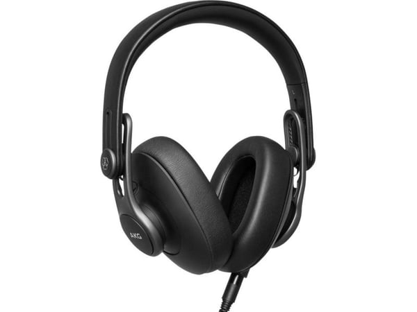 AKG K371, Kabel, 5 - 40000 hz, Scen/studio, 255 g, Hörlurar, Svart, Metallisk