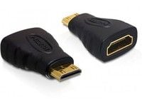 Delock High Speed HDMI - HDMI-sovitin - mini HDMI han til HDMI hun