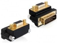 Delock - VGA-adapter - HD-15 (VGA) (hunn) til DVI-I (hann) - 270°-kontakt