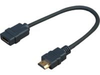 VivoLink Pro - HDMI-forlengelseskabel - HDMI hann til HDMI hunn - 20 cm