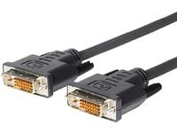 VivoLink Pro - DVI-kaapeli - DVI-D (uros) - DVI-D (uros) - 15 m - muotoiltu, sormiruuvit - musta
