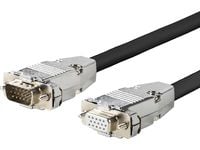 VivoLink Pro - VGA-forlengelseskabel - HD-15 (VGA) (hann) til HD-15 (VGA) (hunn) - 5 m - formstøpt, tommelskruer