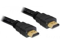 Delock High Speed HDMI with Ethernet - HDMI-kaapeli Ethernetillä - HDMI uros HDMI uros - HDMI uros - 10 m