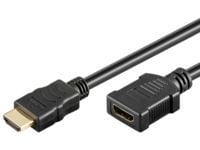 MicroConnect High Speed HDMI with Ethernet - HDMI-forlengelseskabel med Ethernet - HDMI hunn til HDMI hann - 2 m