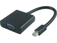 Microconnect MDPVGA2B, 0,15 m, Mini DisplayPort, VGA (D-Sub), Uros, Naaras, Nikkeli