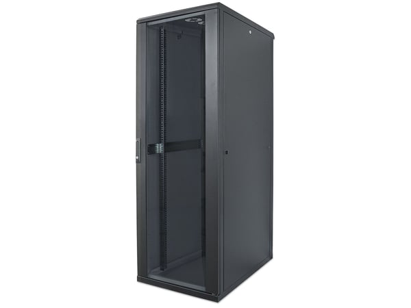 Intellinet 713443, Fristående rack, 42U, 1500 kg, Knapplås, Justerbara fötter, 103 kg