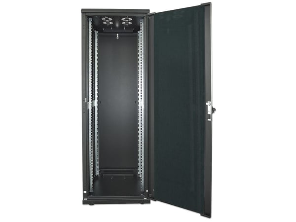 Intellinet 713443, Frittstående hylle, 42U, 1500 kg, Nøkkellås, Justerbare bein, 103 kg