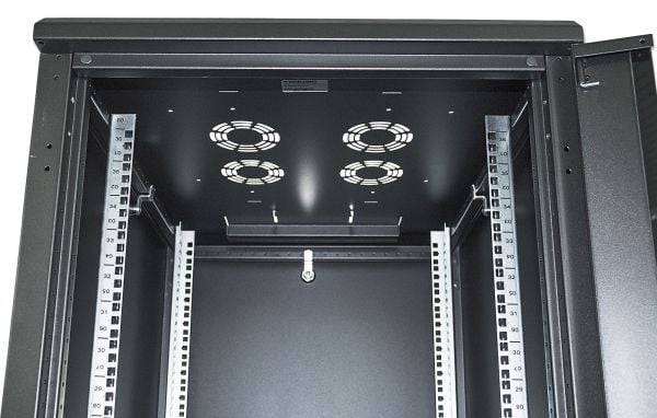 Intellinet 713443, Frittstående hylle, 42U, 1500 kg, Nøkkellås, Justerbare bein, 103 kg