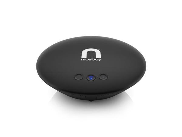 Niceboy VOICE Call BT, Konferansemikrofon, -38 dB, 120 - 15000 Hz, 4 O, Knapper, Ledning & Trådløs