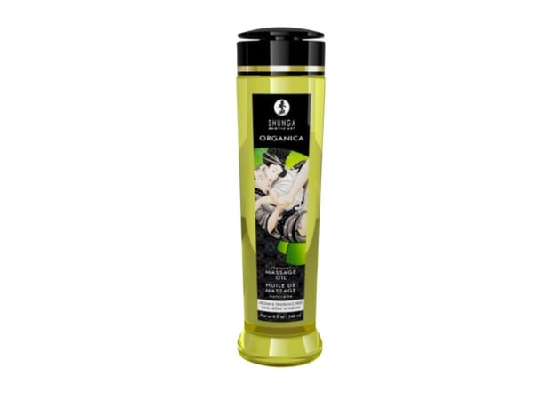 SHUNGA 0697309013222, 240 ml, Massage oil, Fuktighets krem, Nærende, Mykgjører, GREEN TEA: Cold Pressed Sunflower Oil/Huile de tournesol pressée à ...