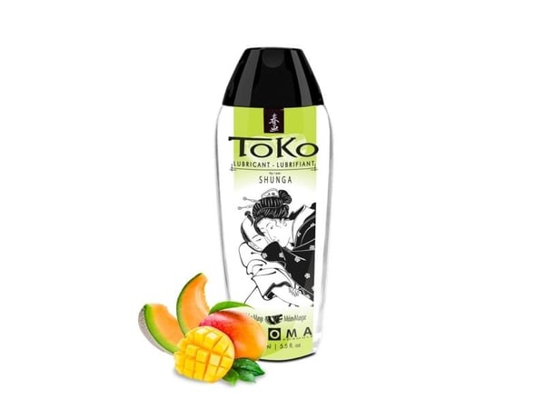 SHUNGA Toko Melon, 165 ml, 235,8 g, Vattenbaserat glidmedel, Oral, Sexleksak, Vaginal, Mango, Melon, Flaska
