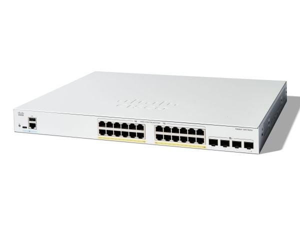 Cisco C1200-24FP-4X-RF, Hallittu, L2/L3, Gigabit Ethernet (10/100/1000), Telineasennus