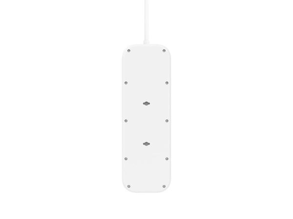 Belkin Connect - Overspenningsavleder - med 2 USB-C-porter - utgangskontakter: 8 - 2 m kabel
