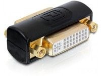 Delock - DVI-kjønnveksler - DVI-I (hunn) til DVI-I (hunn)