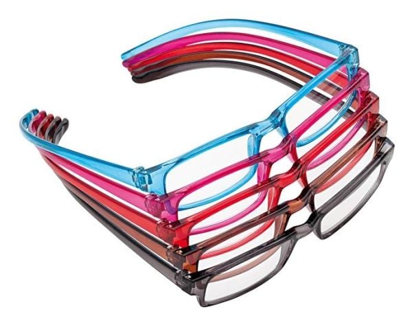 Wedo 271 13099, Unisex, Rektangel, Klassisk, Full rim, Multi, Gjennomsiktig, Plast