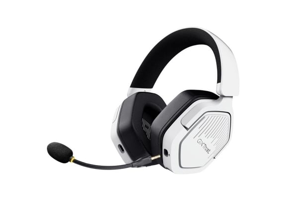 Trust GXT 493PS Carus, Ledning & Trådløs, 20 - 20000 Hz, Spilling, 280 g, Hodesett, Hvit