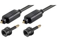 MicroConnect - Digitallydkabelsett (optisk) - TOSLINK hann til TOSLINK hann - 3 m - fiberoptisk