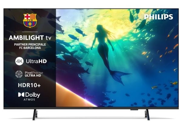 Philips 65PUS8010 - 65" Diagonalklasse LED-bakgrunnsbelyst LCD TV - Smart TV - TITAN OS - 4K UHD (2160p) 3840 x 2160 - HDR - matt svart