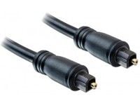 Delock - Digital audiokabel (optisk) - TOSLINK hann til TOSLINK hann - 1 m - svart
