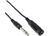 MicroConnect - Forlængerkabel til audio - stereostik hun til stereostik han - 5 m