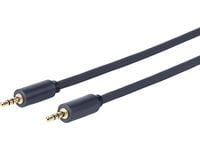 VivoLink - Lydkabel - mini-phone stereo 3.5 mm hann til mini-phone stereo 3.5 mm hann - 20 m - dobbeltisolert - svart