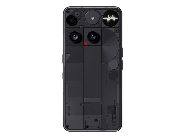 Nothing Phone (3) - 5G pekskärmsmobil - dual-SIM - RAM 16 GB / Internminne 512 GB - OLED-skärm - 6.67" - 2800 x 1260 pixels (120 Hz) - 3 st. bakre ...