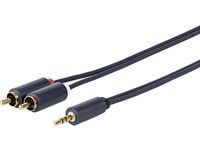 VivoLink - Lydkabel - mini-phone stereo 3.5 mm hann til RCA hann - 12 m - dobbeltisolert
