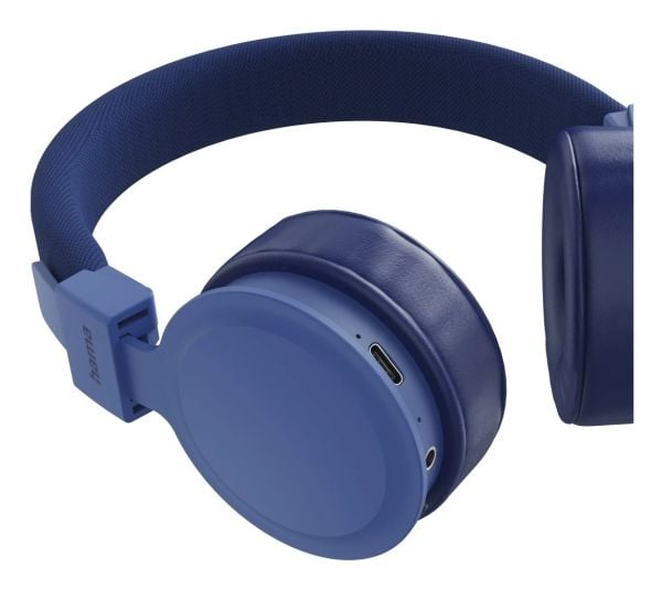 Hama Freedom Lit III, Trådløs, Samtaler/musikk, 20 - 20000 Hz, 120 g, Hodesett, Blå