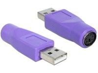 Delock - Tastatur- / musadapter - PS/2 (hunn) til USB (hann)