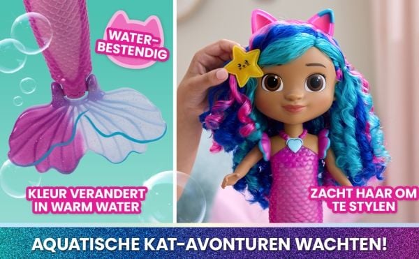 Gabby's Movie Sing & Shine Mermaid Gabby Doll 36cm