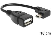 Delock - USB-kabel - mini-USB type B (hann) til USB (hunn) - USB 2.0 OTG - 16 cm