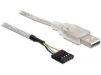 Delock USB Pinheader - USB-kabel - USB (hann) til 5-pin intern (hunn) - USB 2.0 - 70 cm