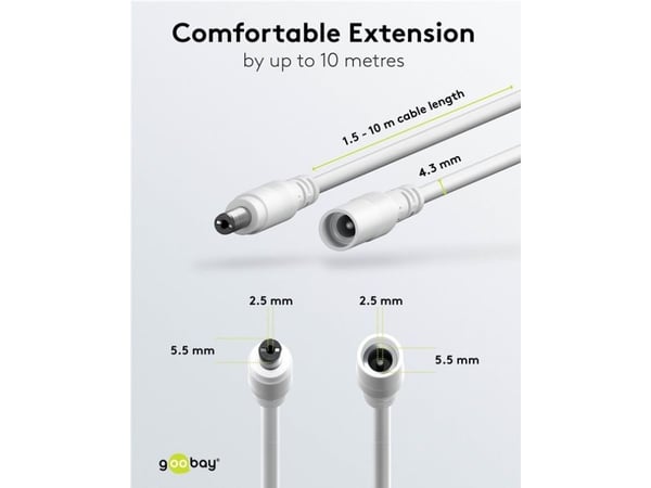 Goobay 76678, 1,5 m, ?DC, ?DC, 5 - 24 V