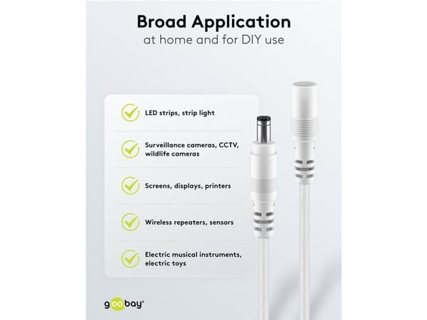 Goobay 76678, 1,5 m, ?DC, ?DC, 5 - 24 V