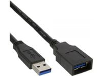 MicroConnect - USB forlængerkabel - USB Type A (hun) til USB Type A (han) - USB 3.0 - 50 cm - lajiteltu