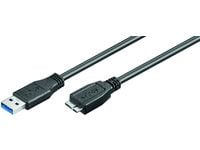 MicroConnect - USB-kabel - USB-type A (hann) til Micro-USB Type B (hann) - USB 3.0 - 3 m