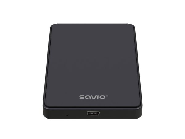 Savio SAVAK-73, HDD/SSD-kabinett, 2.5", USB-tilkobling, Svart