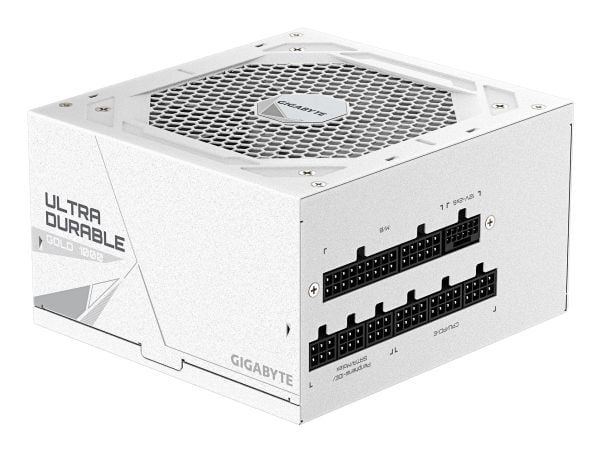 Gigabyte UD1000GM PG5 V2 ICE - Strømforsyning (intern) - ATX12V 3.1/ EPS12V - 80 PLUS Gold - AC 100-240 V - 1000 watt - aktiv PFC