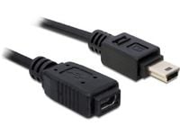 Delock - USB-kabel - mini-USB type B (hann) til mini-USB type B (hunn) - 1 m